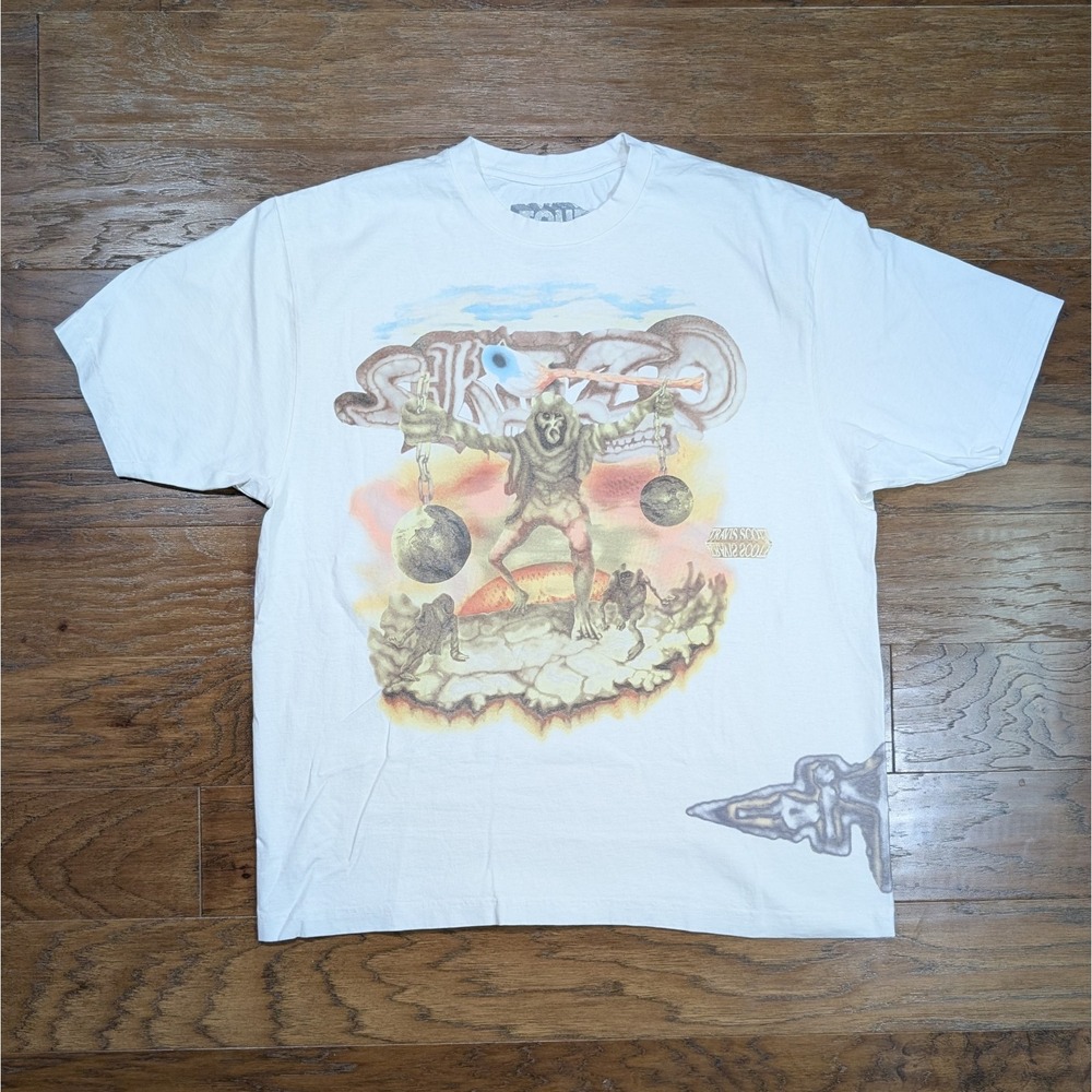 Travis Scott Circus‎ Maximus European Exclusive Tour 2024 T-shirt Size XL 24x29